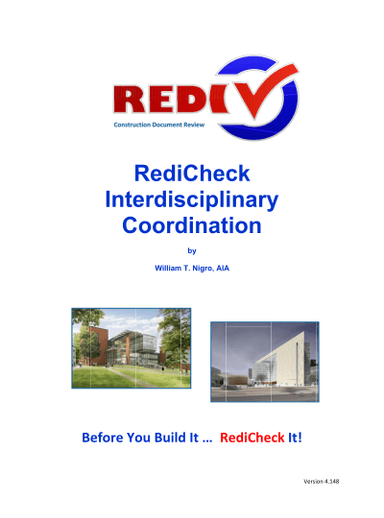 RediCheck Method Book Cover